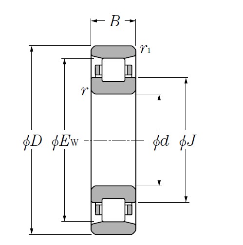 SKF N 206 ECP