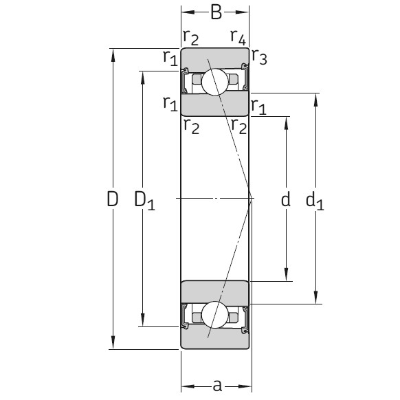 SKF S7030 ACD/P4A