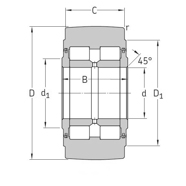 SKF NNTR 130x310x146.2ZL