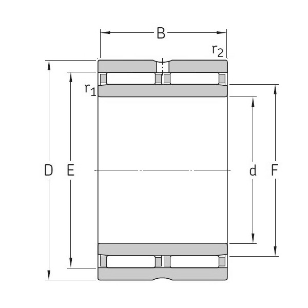 SKF NAO 25x42x32