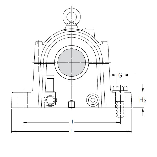 SKF SONL 244-544  Housing