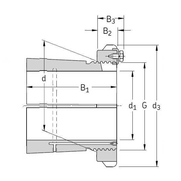 SKF OH 39/500 HE Adapter Sleeve