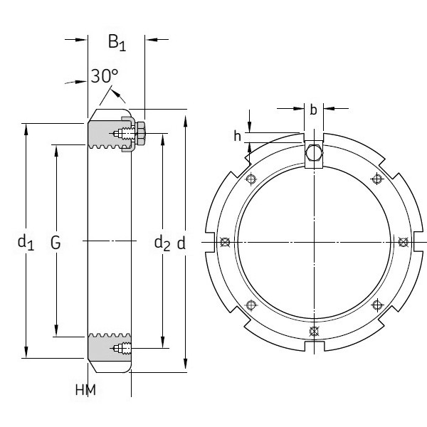 SKF HM 3056 Lock Nut