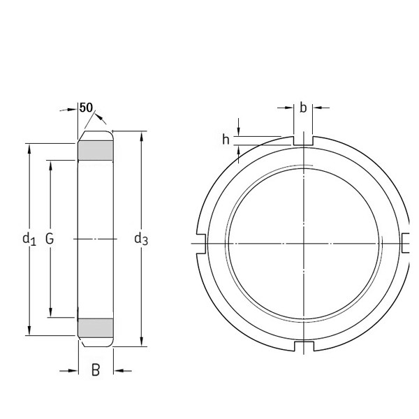 SKF M1016 Lock Nut