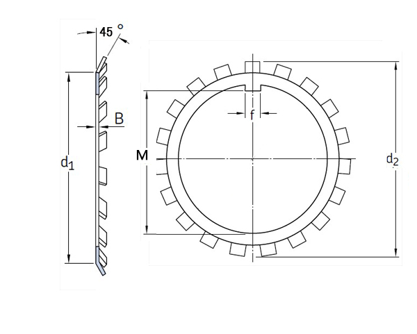 SKF W 01 Lock Nut