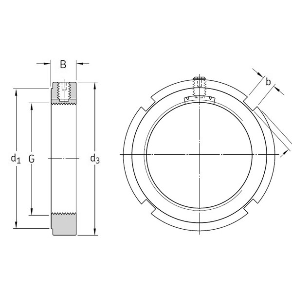 SKF KMK 20 Lock Nut