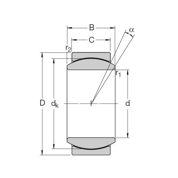 SKF GE 15 TXGR