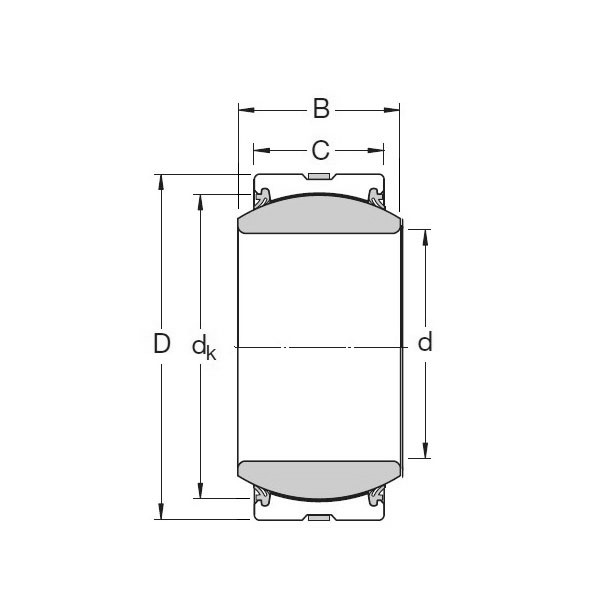 SKF GE 80 TXG3A-2LS