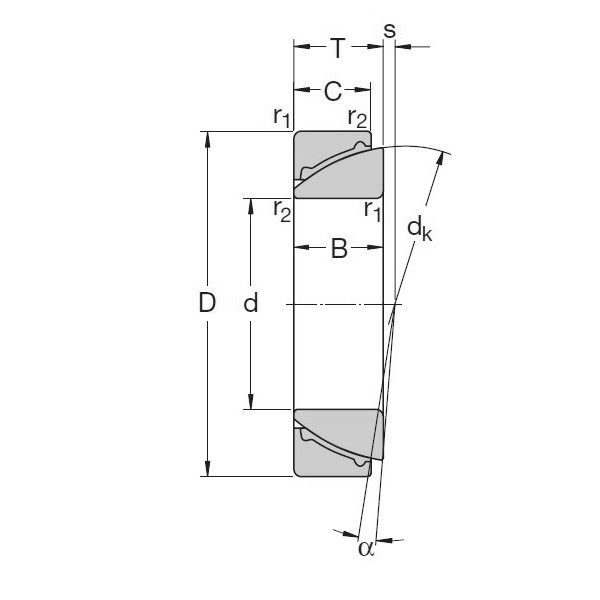 SKF GAC 100 F