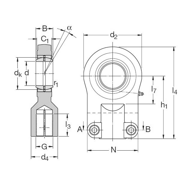 SKF SIJ 16 ES