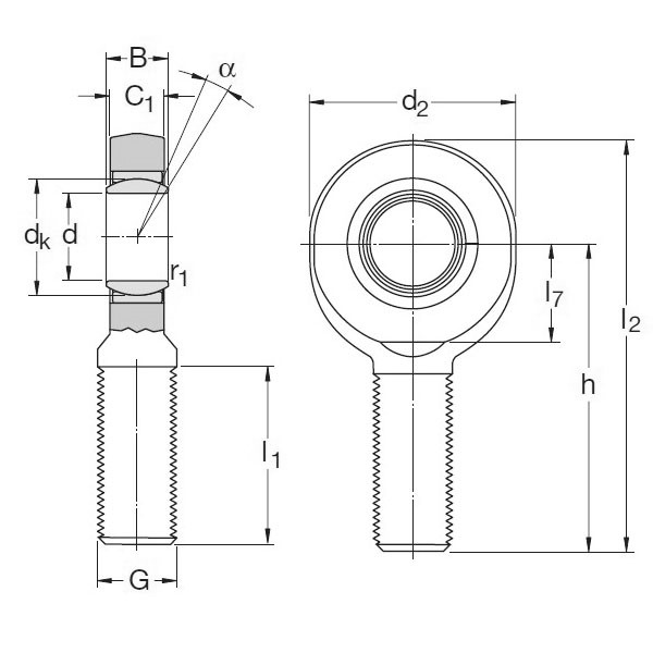 SKF SAL 6 E